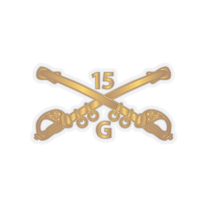 Kiss-Cut Stickers - Army - G Troop - 15th Cavalry Branch wo Txt