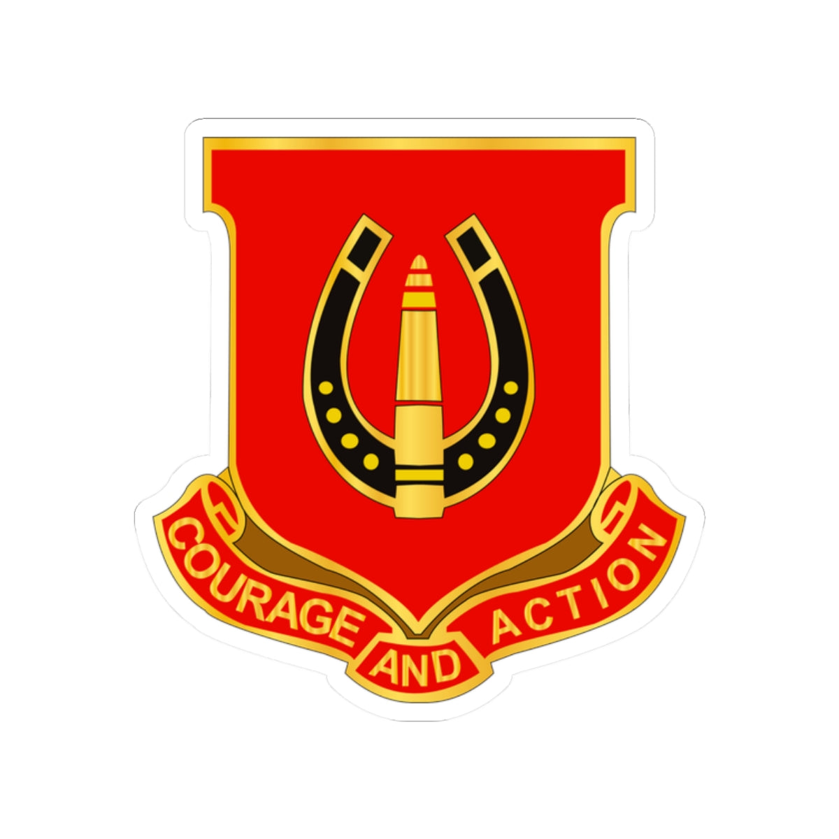 Kiss-Cut Stickers - Army - 26th Field Artillery wo Txt