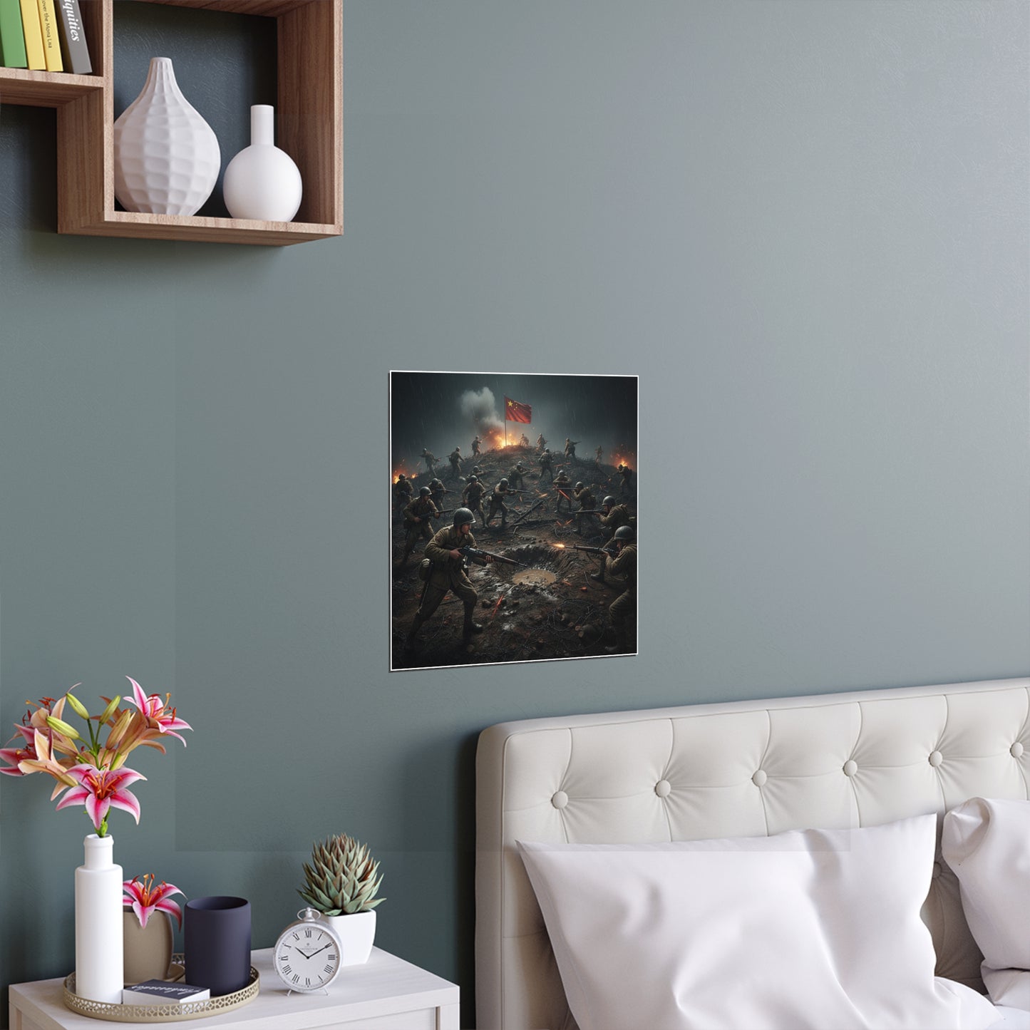 Indoor and Outdoor Silk Posters - PorkChop Hill - Korean War