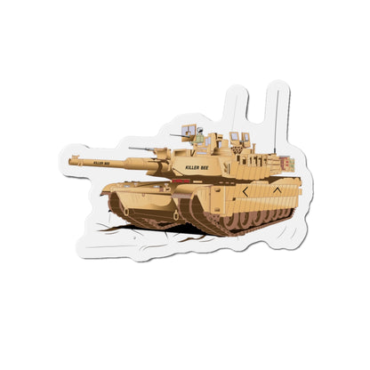 Tank Die-Cut Magnets - M1A1 - Abrams Tank