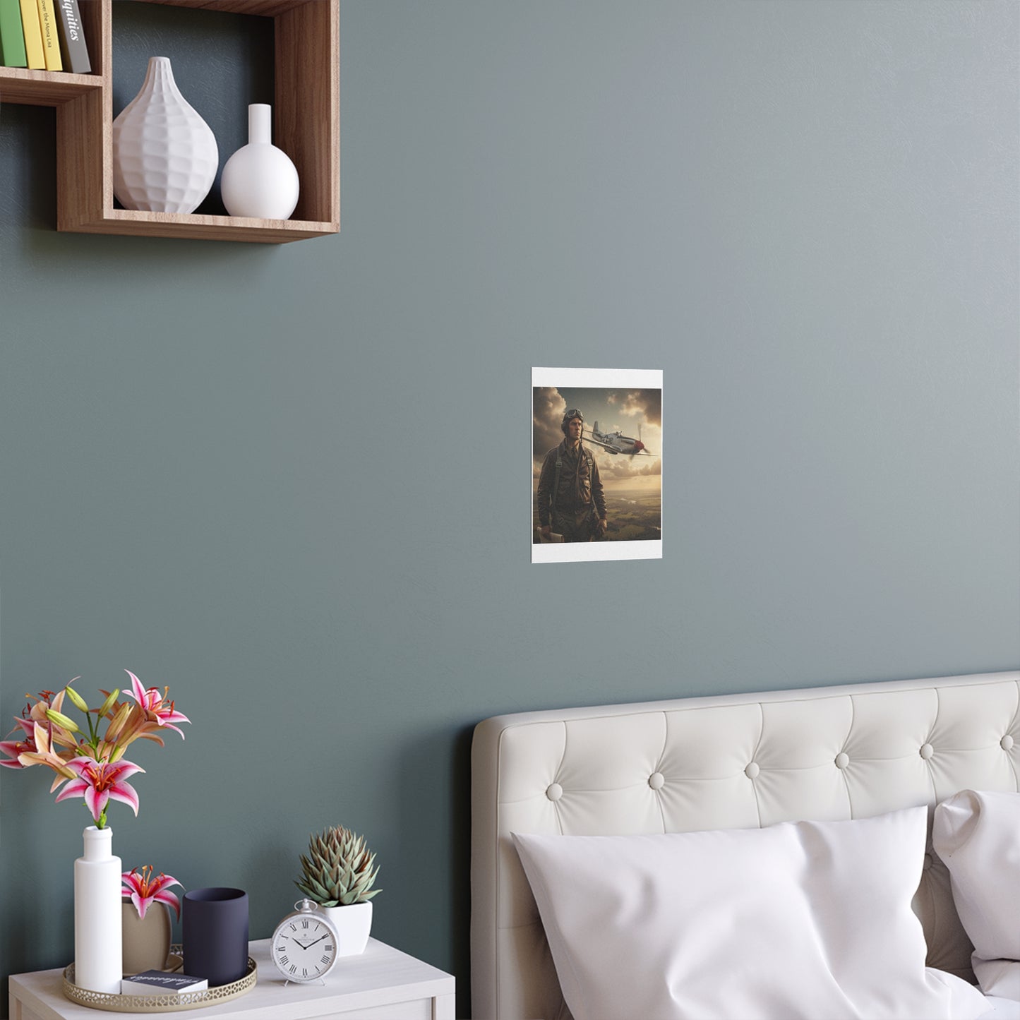 Indoor and Outdoor Silk Posters - Army Air Corps Pilot