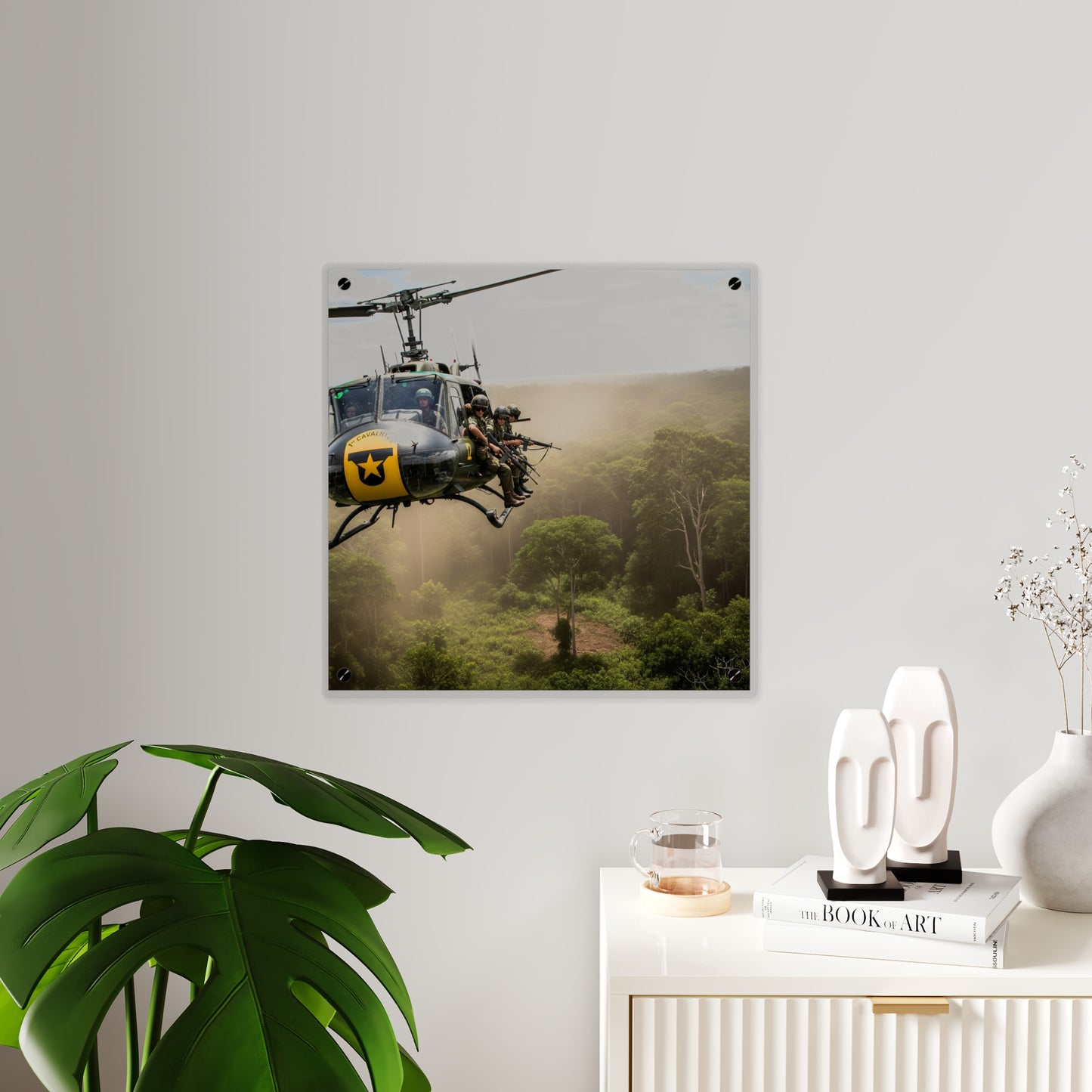 Acrylic Wall Art Panel - 1st Cavalry Division - Air Assault - Vietnam