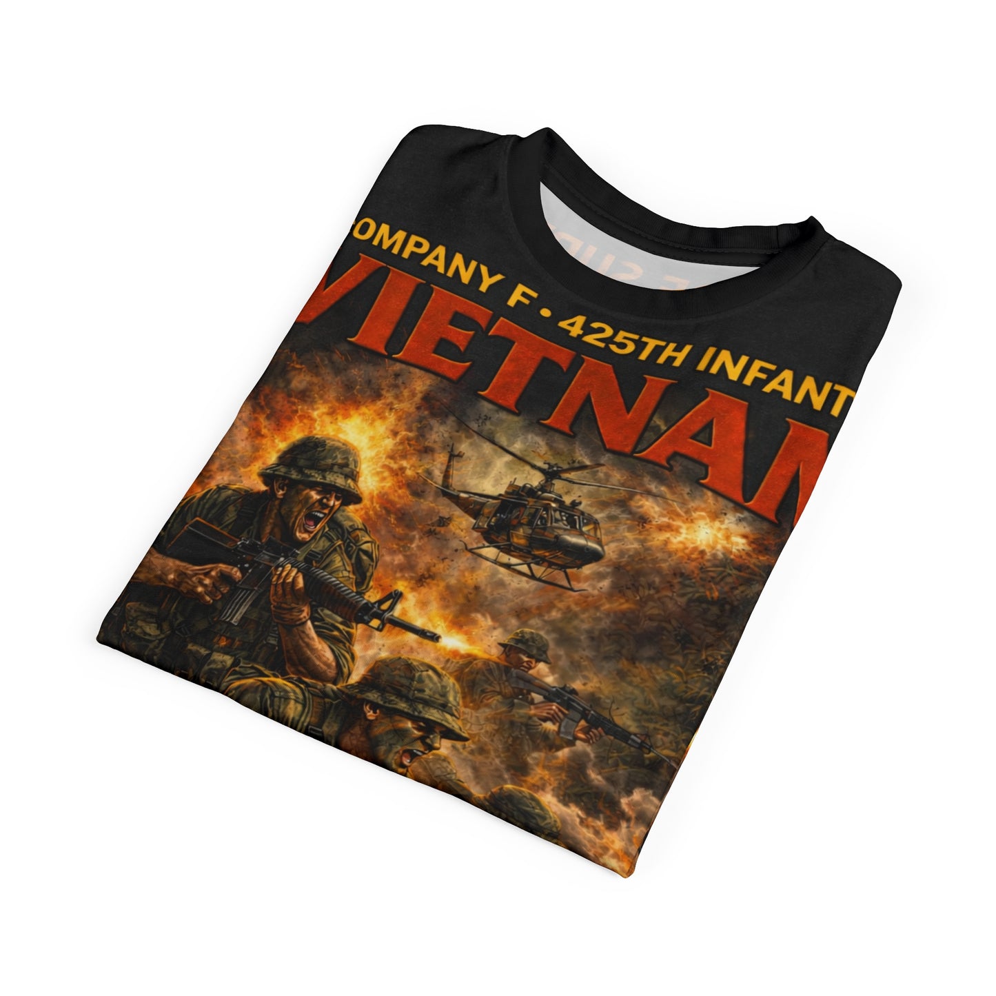 425th Infantry Long Range Surveillance Patrol Vietnam Tribute Tee