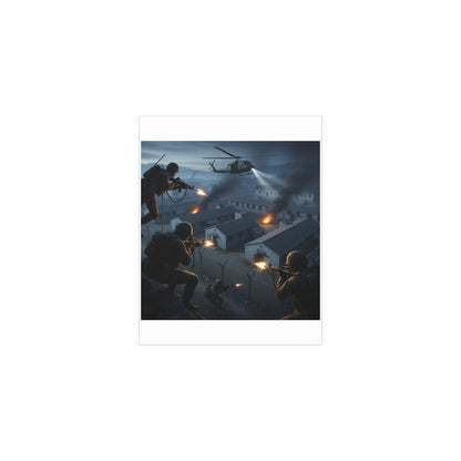 Indoor and Outdoor Silk Posters - Son Tay Rescue during the Vietnam War