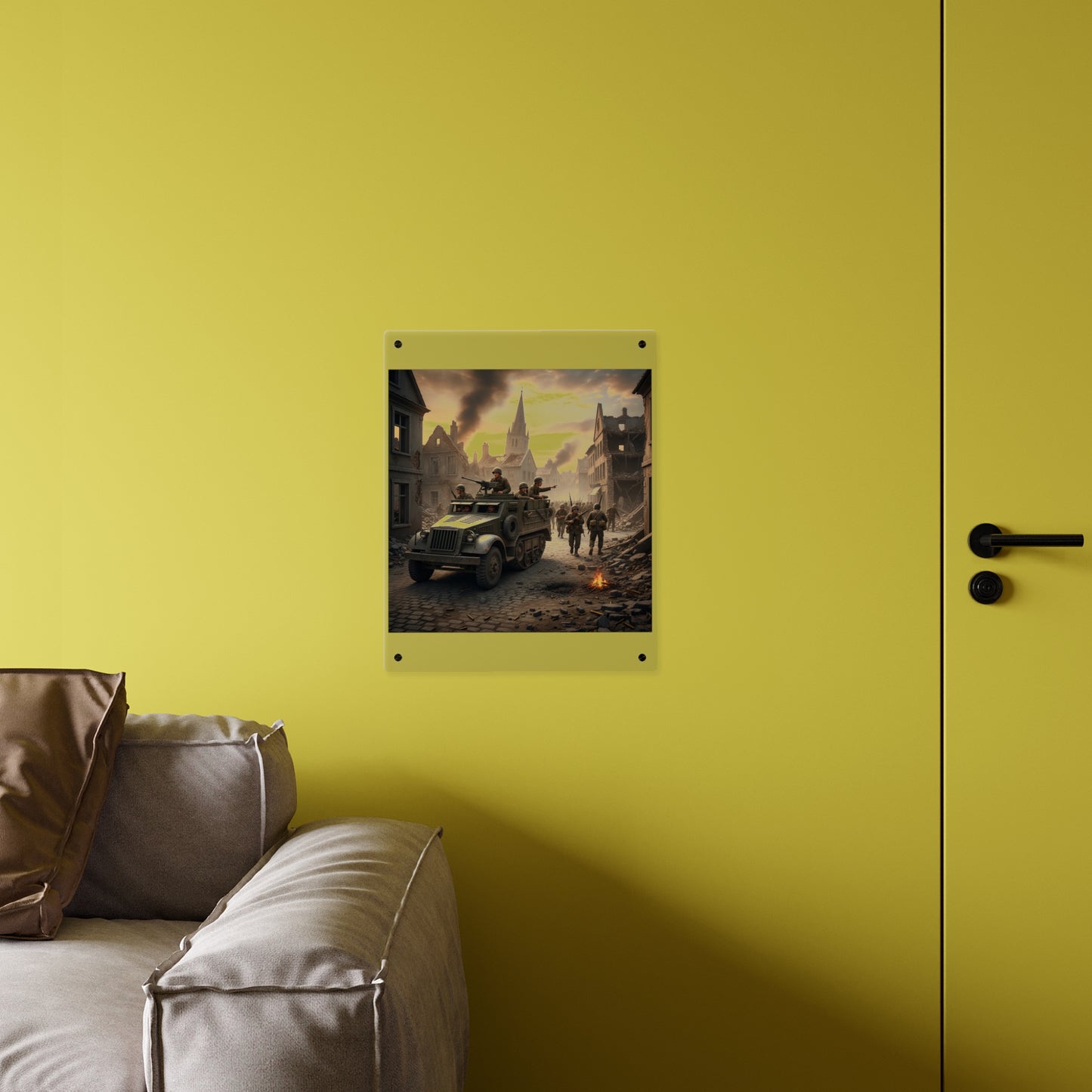 Acrylic Wall Art Panel - M3A1 Half-track