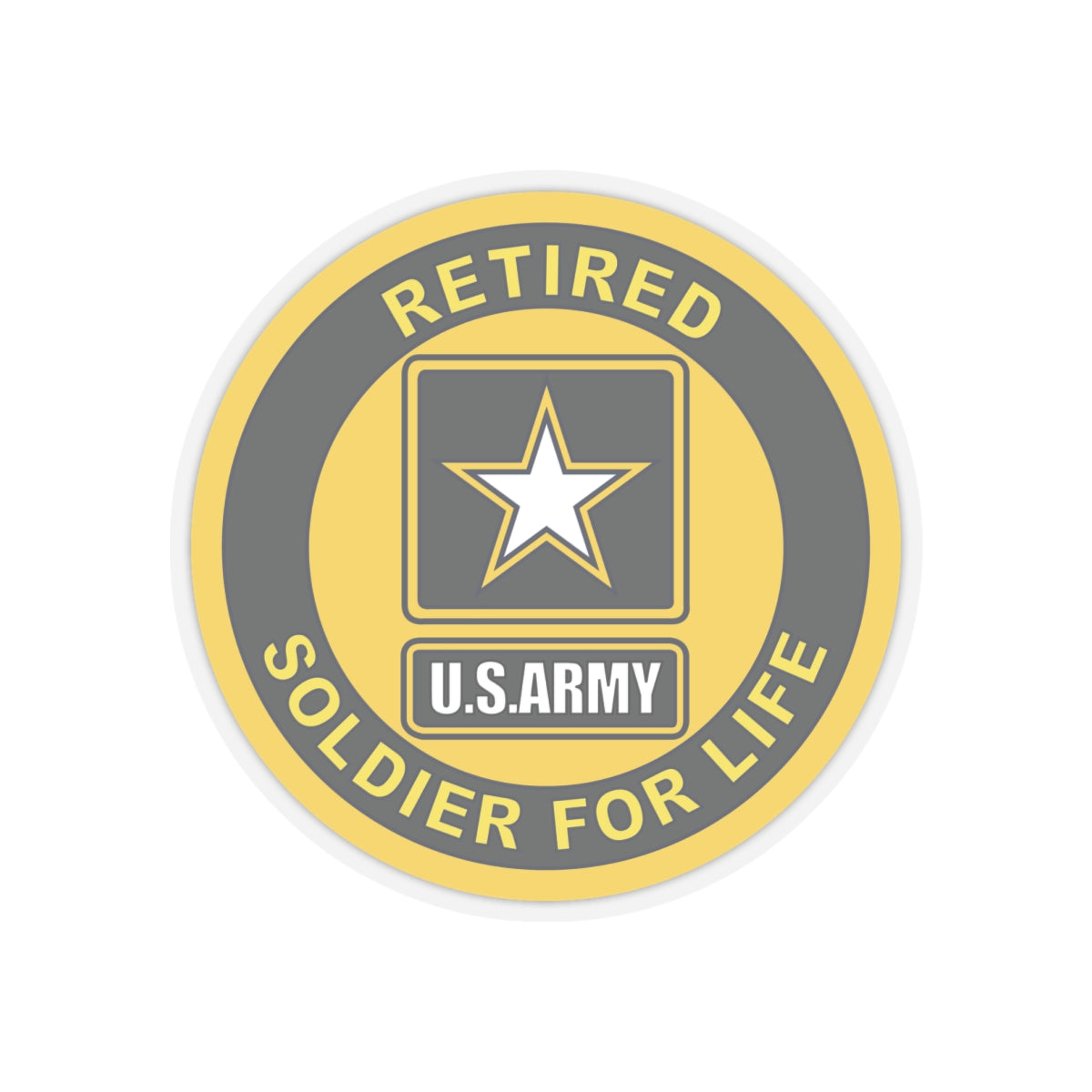 Kiss-Cut Stickers - US Army Soldier for Life
