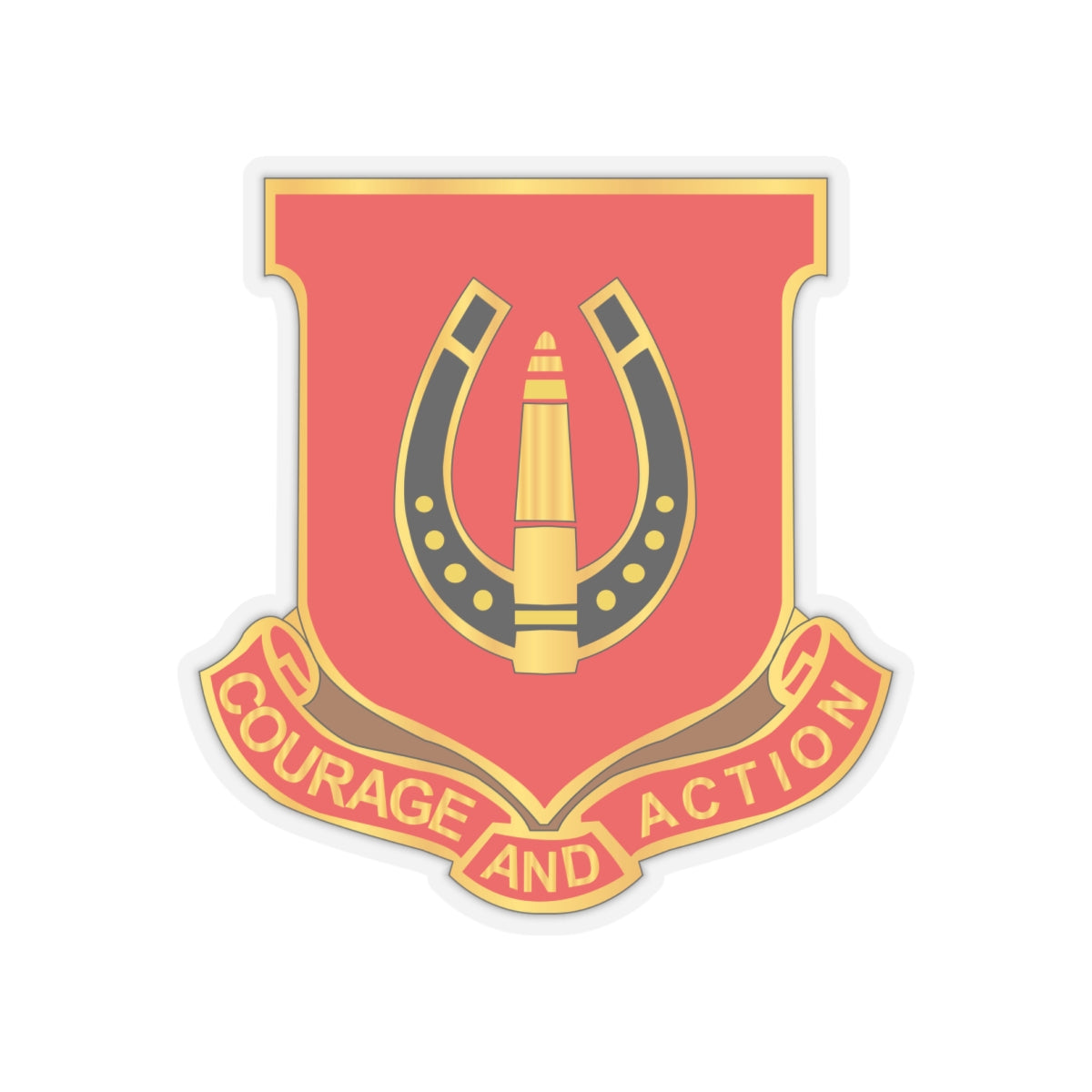 Kiss-Cut Stickers - Army - 26th Field Artillery wo Txt