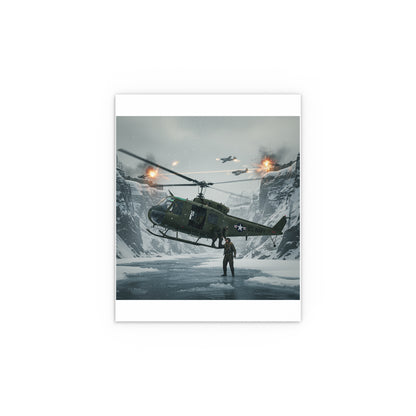 Indoor and Outdoor Silk Posters - Rescue Mission from Majon-ni and Samdong-ni attack - Korean War