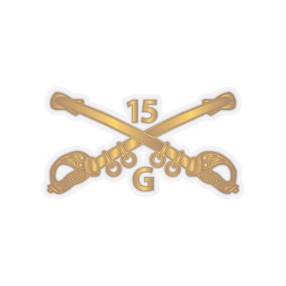 Kiss-Cut Stickers - Army - G Troop - 15th Cavalry Branch wo Txt