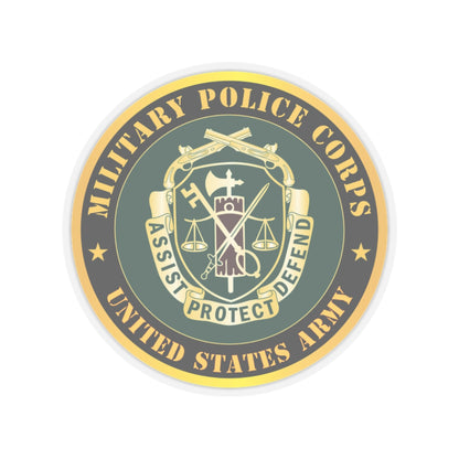 Kiss-Cut Stickers - Army - Military Police Corps Regimental Crest - United States Army