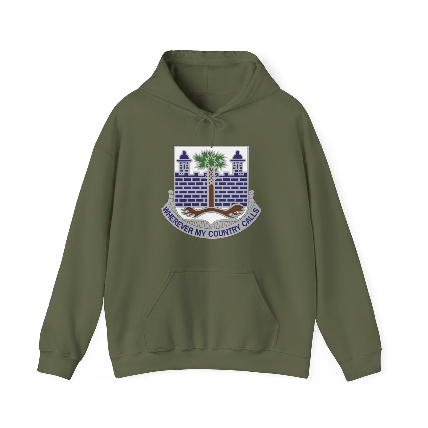Unisex Heavy Blend™ Hooded Sweatshirt - Army -  118th Infantry Regiment - DUI wo Txt X 300