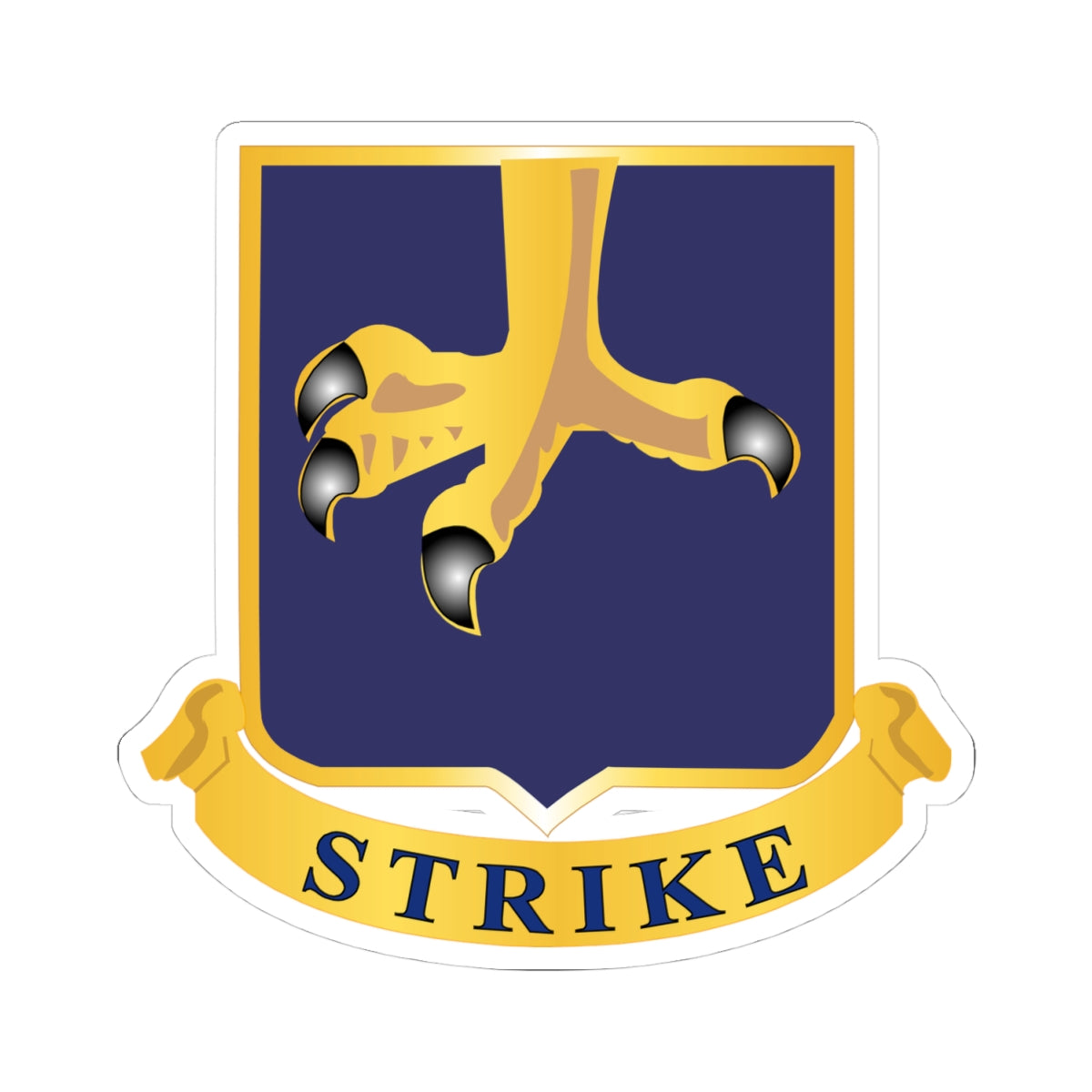 Kiss-Cut Stickers - Army - 502nd Infantry Regt - DUI wo txt