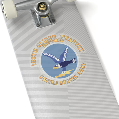 Kiss-Cut Stickers - Army  - 188th Glider Infantry Regiment - SSI X 300