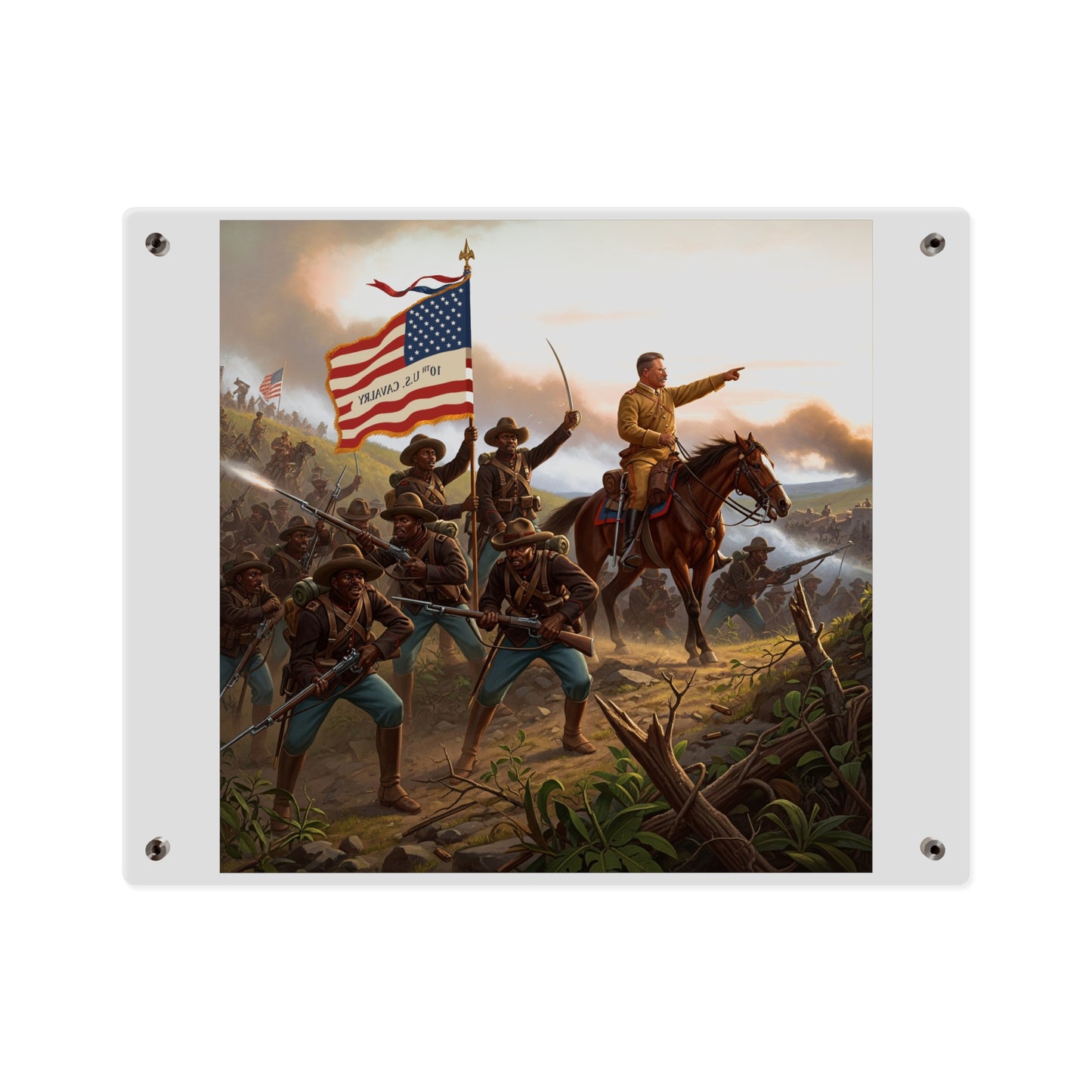 Acrylic Wall Art Panel - Charge up JanJuan Hill