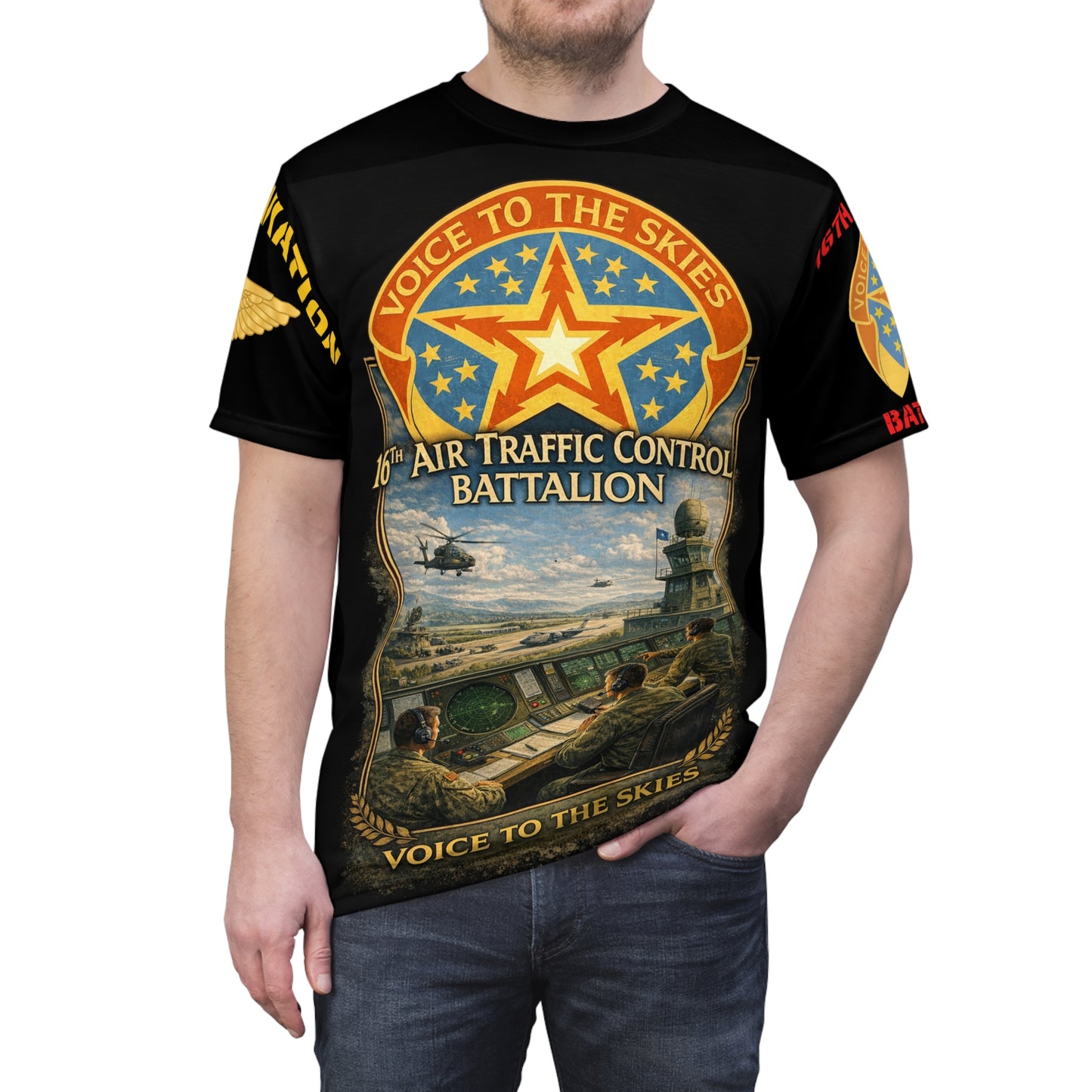 16th Air Traffic Control Battalion Cold War Tribute Tee | All-Over Print