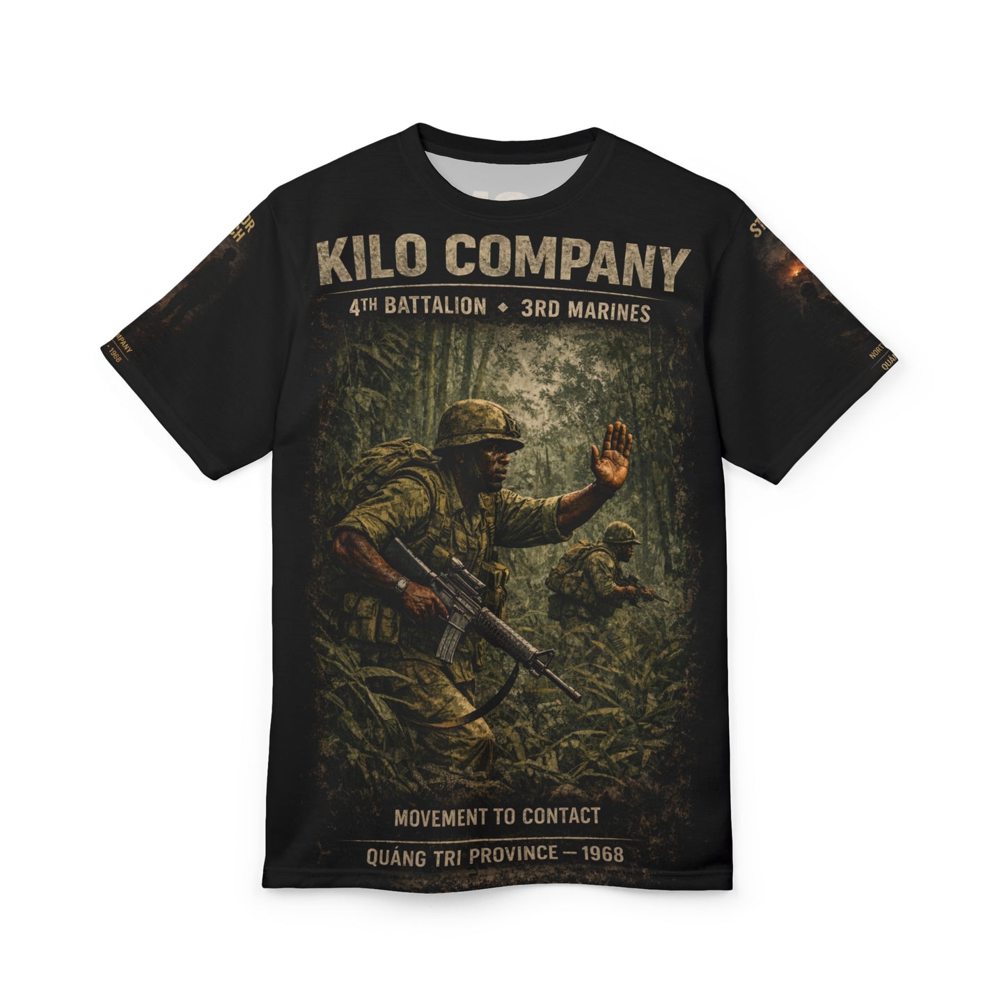 Marines Tribute Tee — "Movement to Contact" 2nd Platoon