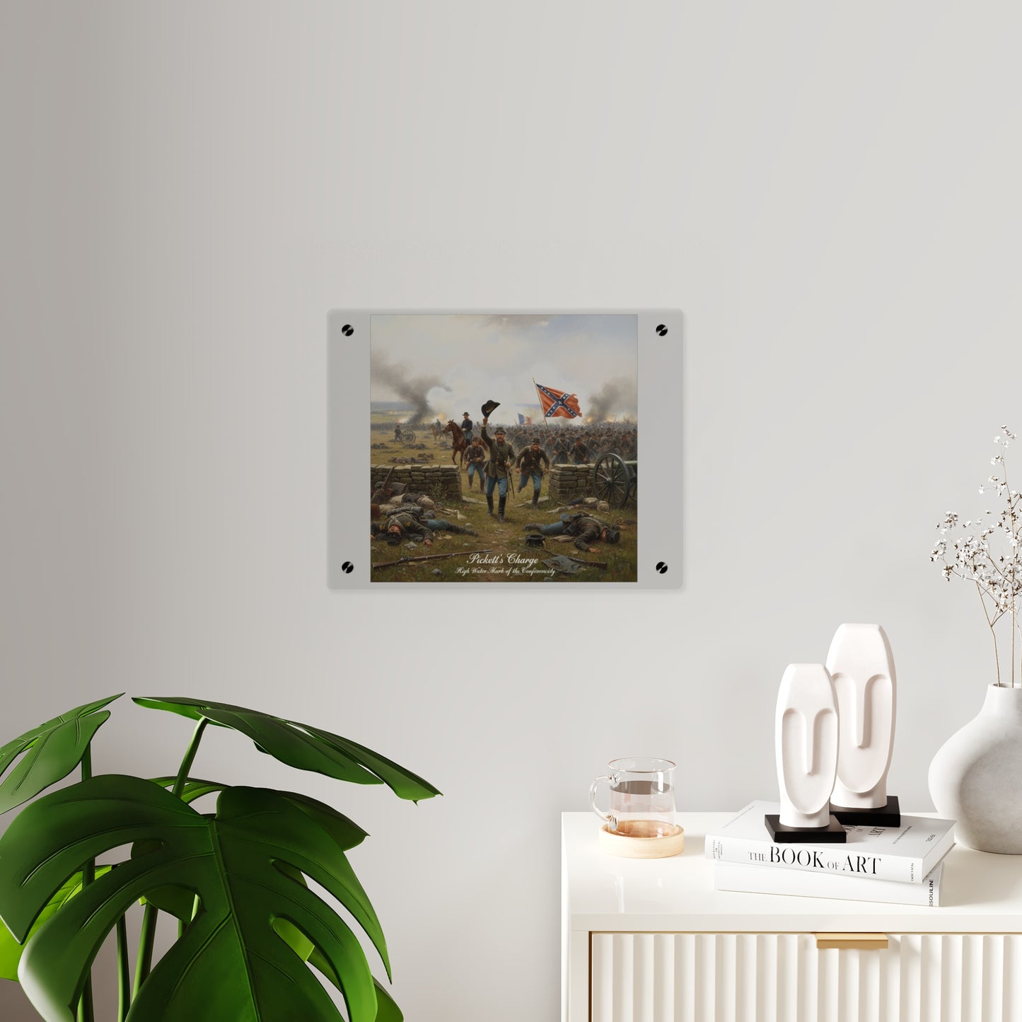 Acrylic Wall Art Panel - Picketts Charge with Hat