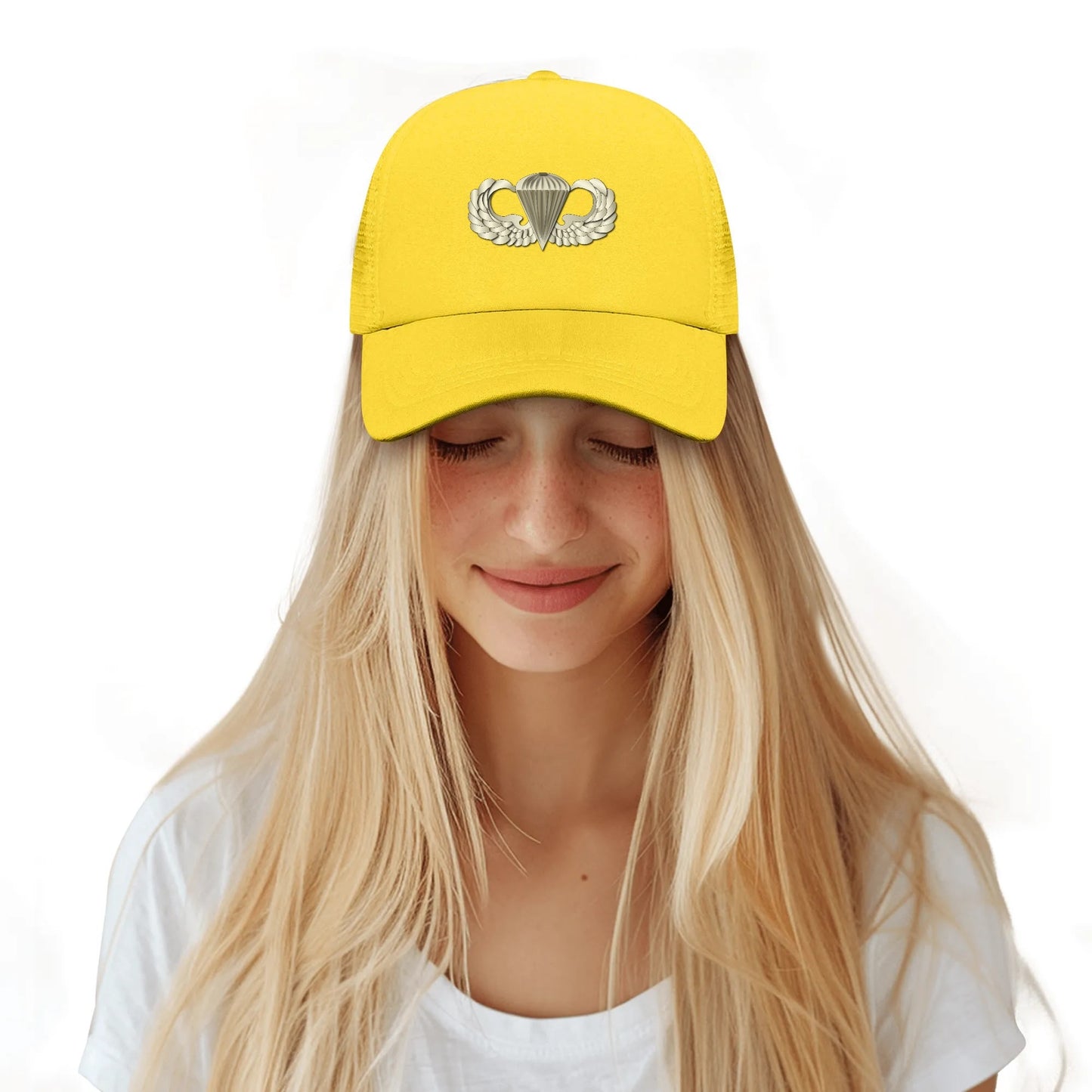 Breathable Mesh Baseball Cap Summer Hat with Front Printed
