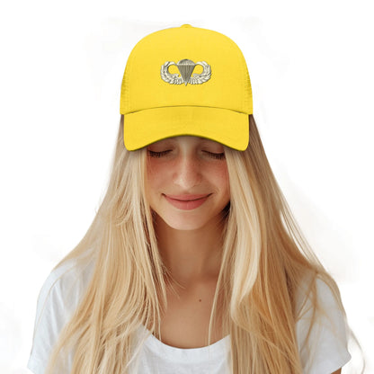 Breathable Mesh Baseball Cap Summer Hat with Front Printed
