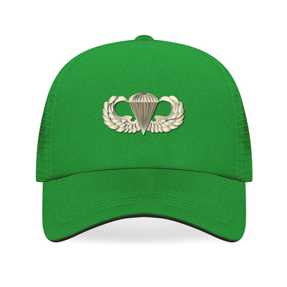 Breathable Mesh Baseball Cap Summer Hat with Front Printed