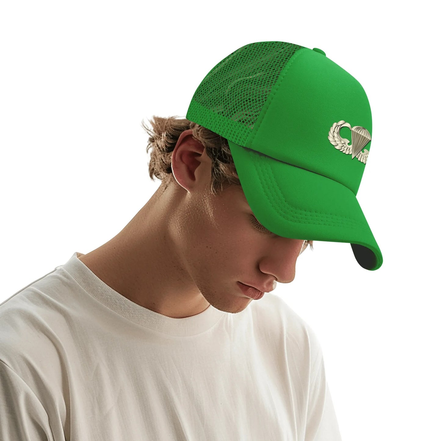 Breathable Mesh Baseball Cap Summer Hat with Front Printed