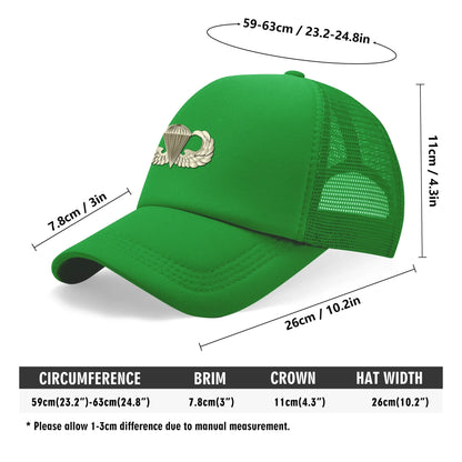 Breathable Mesh Baseball Cap Summer Hat with Front Printed