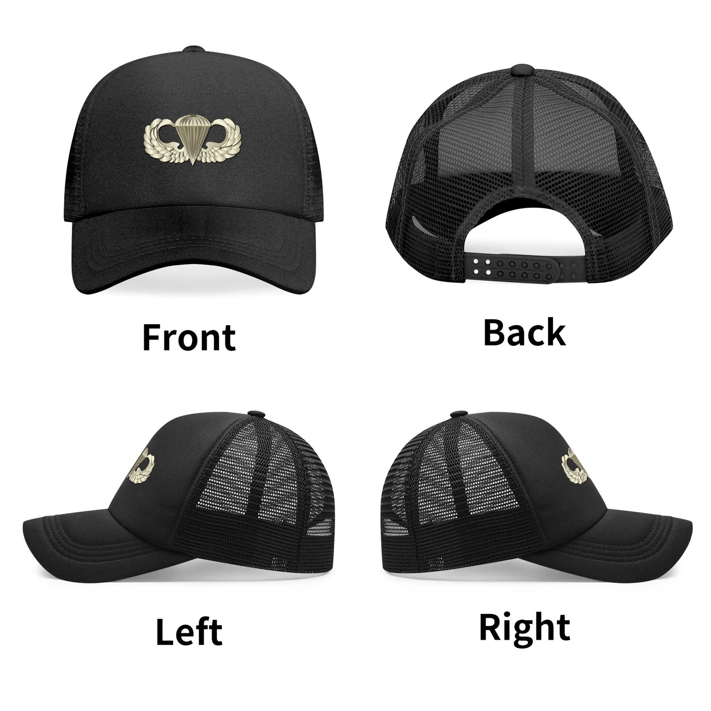 Breathable Mesh Baseball Cap Summer Hat with Front Printed
