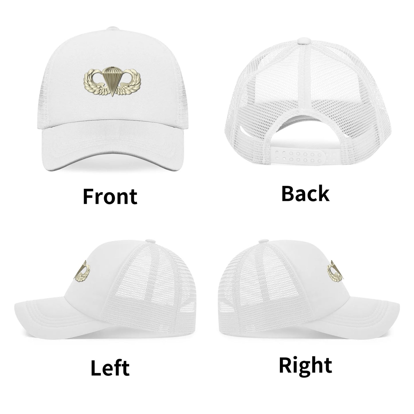 Breathable Mesh Baseball Cap Summer Hat with Front Printed