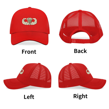 Breathable Mesh Baseball Cap Summer Hat with Front Printed