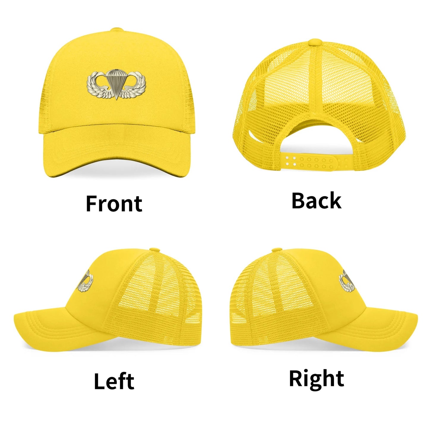 Breathable Mesh Baseball Cap Summer Hat with Front Printed