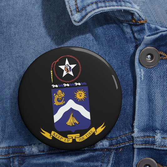 Custom Pin Buttons - COA - 9th Infantry Regiment
