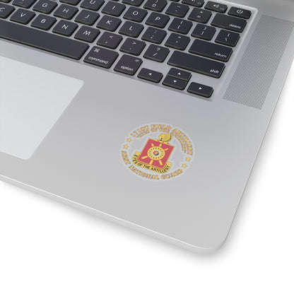 Kiss-Cut Stickers - Army - 171st Field Artillery - Eyes of the Artillery - ARNG - DUI  w FA Sep  X 300