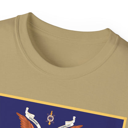 Unisex Ultra Cotton Tee - Regimental Colors  - 10th Infantry Regiment  X 300