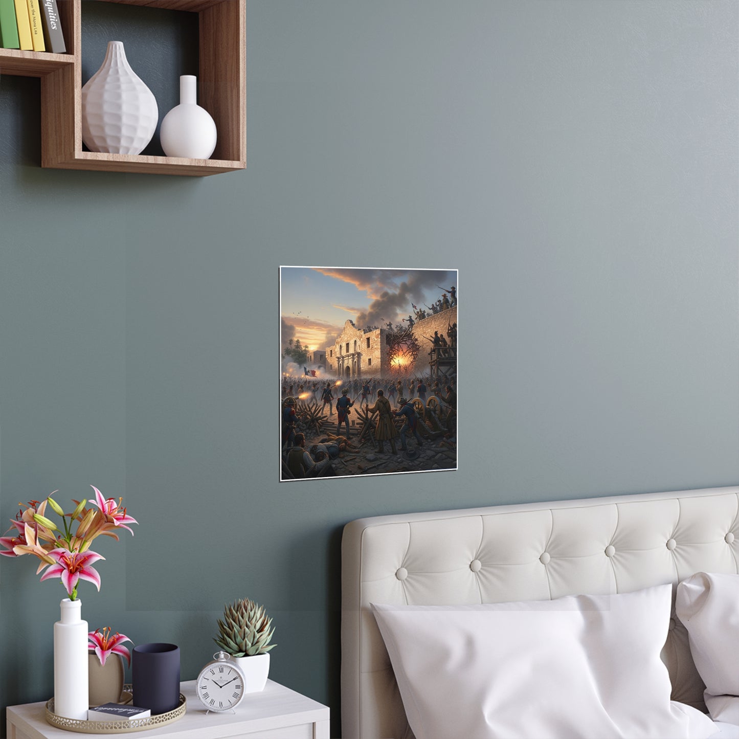 Indoor and Outdoor Silk Posters - Battle of the Alamo