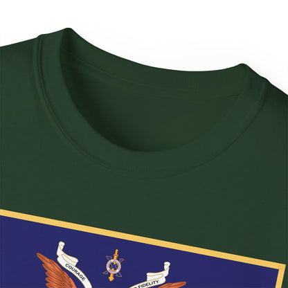 Unisex Ultra Cotton Tee - Regimental Colors  - 10th Infantry Regiment  X 300