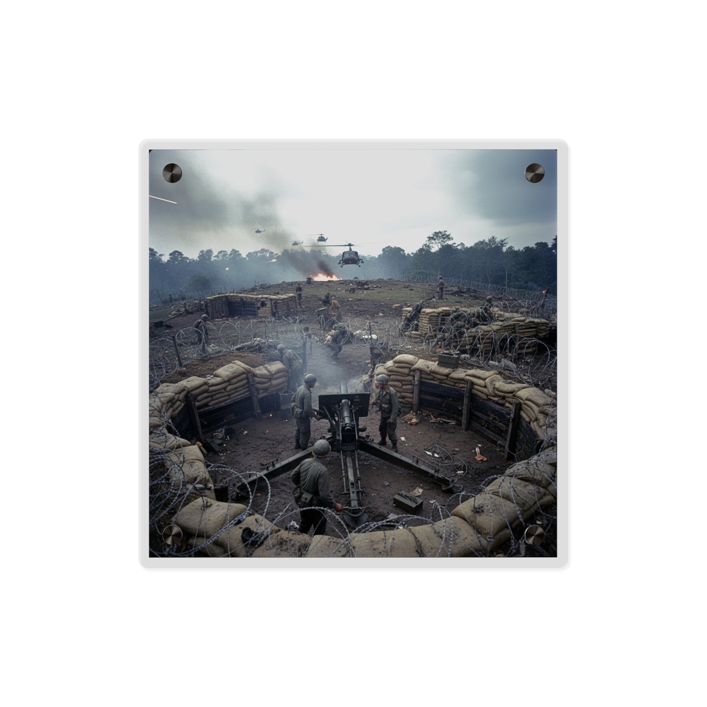 Acrylic Wall Art Panel - FSB Ripcord Siege - 1970