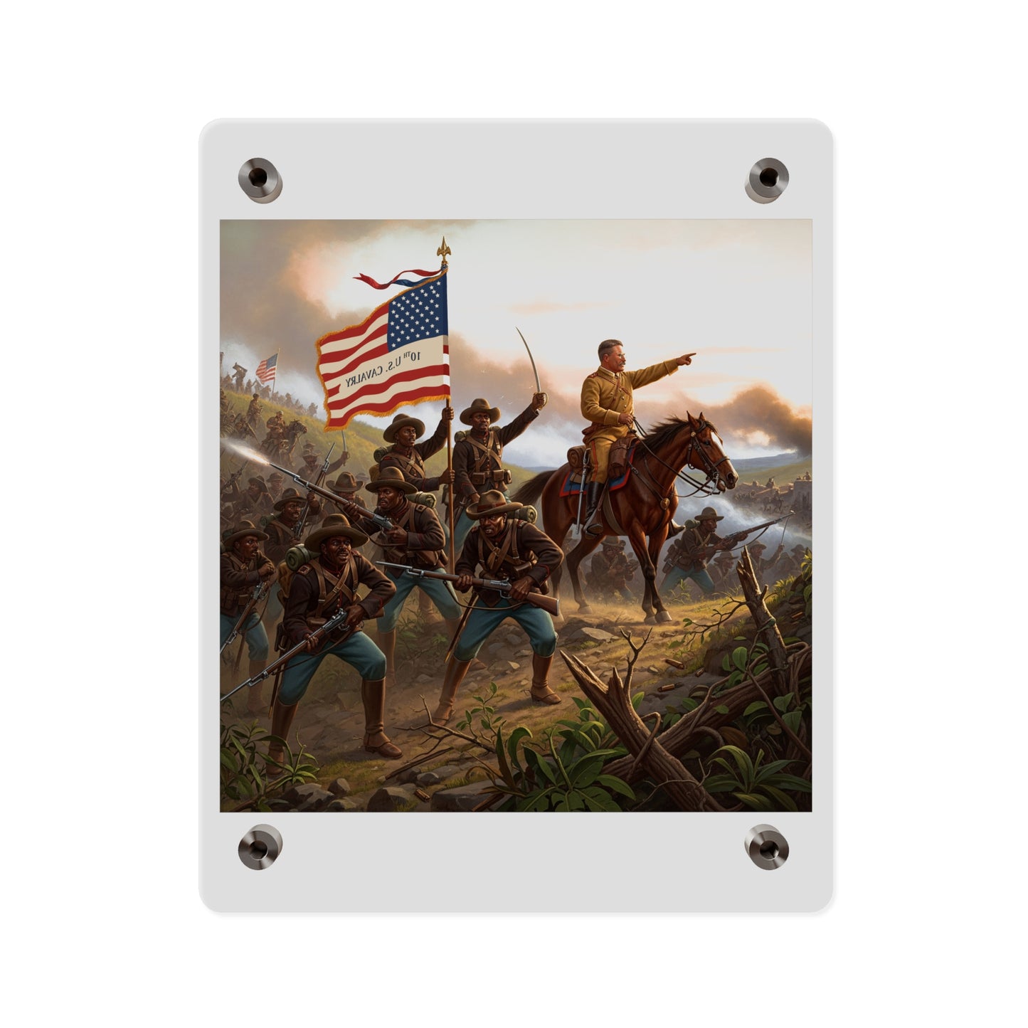 Acrylic Wall Art Panel - Charge up JanJuan Hill