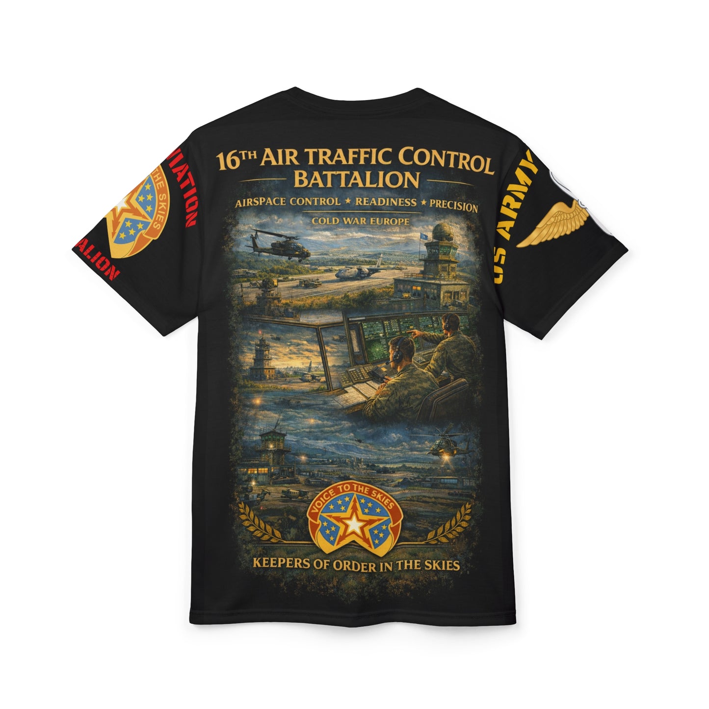 16th Air Traffic Control Battalion Cold War Tribute Tee | All-Over Print