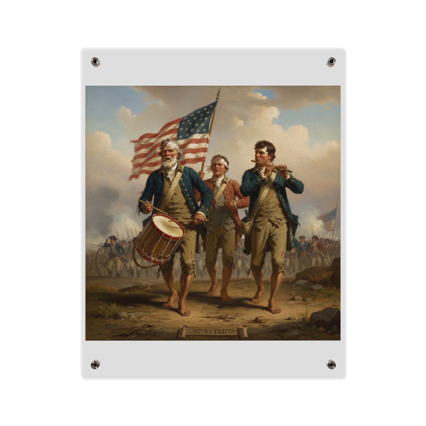 Acrylic Wall Art Panel - Spirit of 76