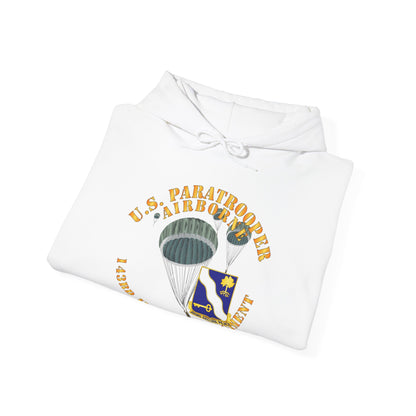 Unisex Heavy Blend™ Hooded Sweatshirt - Army - US Paratrooper - 143rd Infantry Regiment X 300