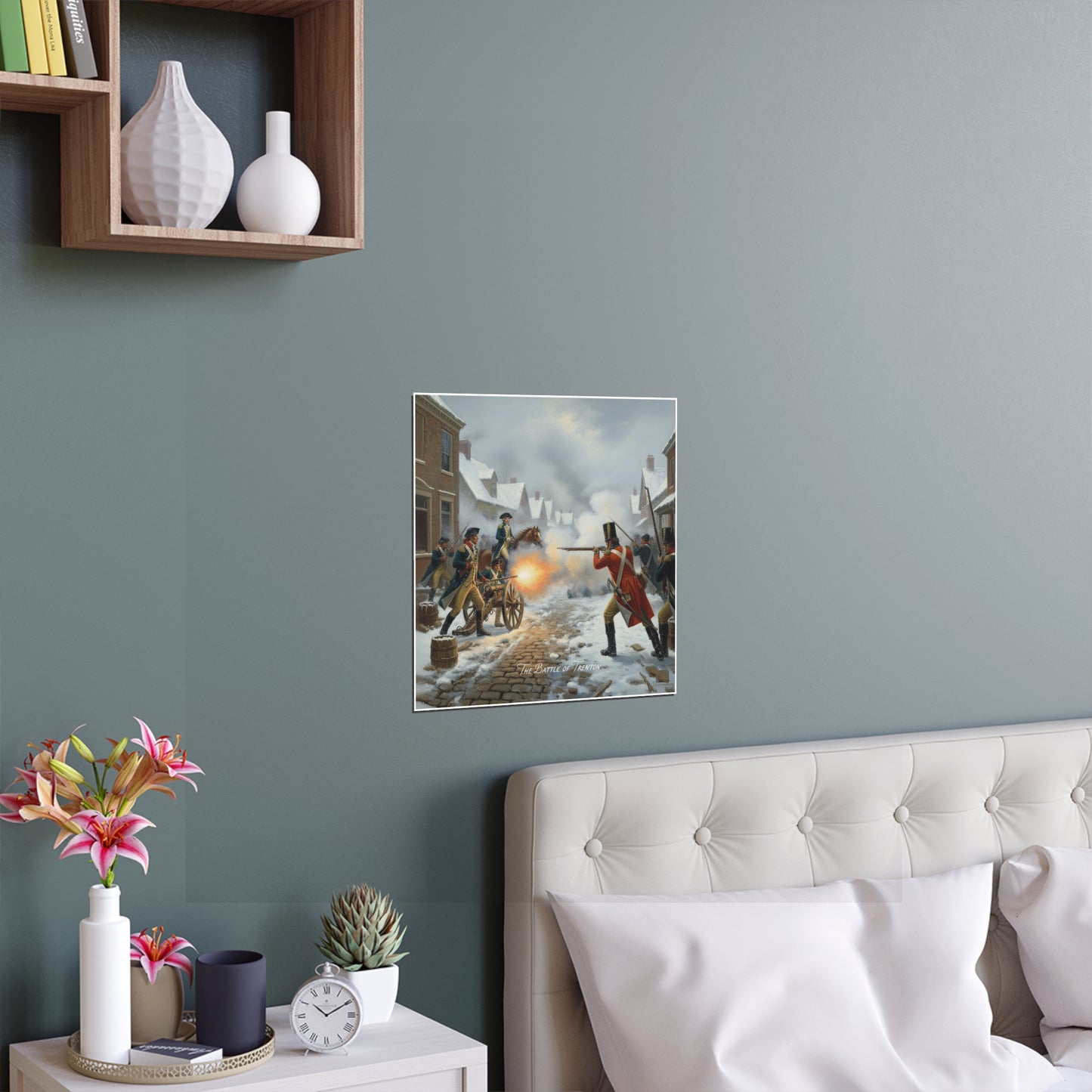 Indoor and Outdoor Silk Posters - Battle of Trenton