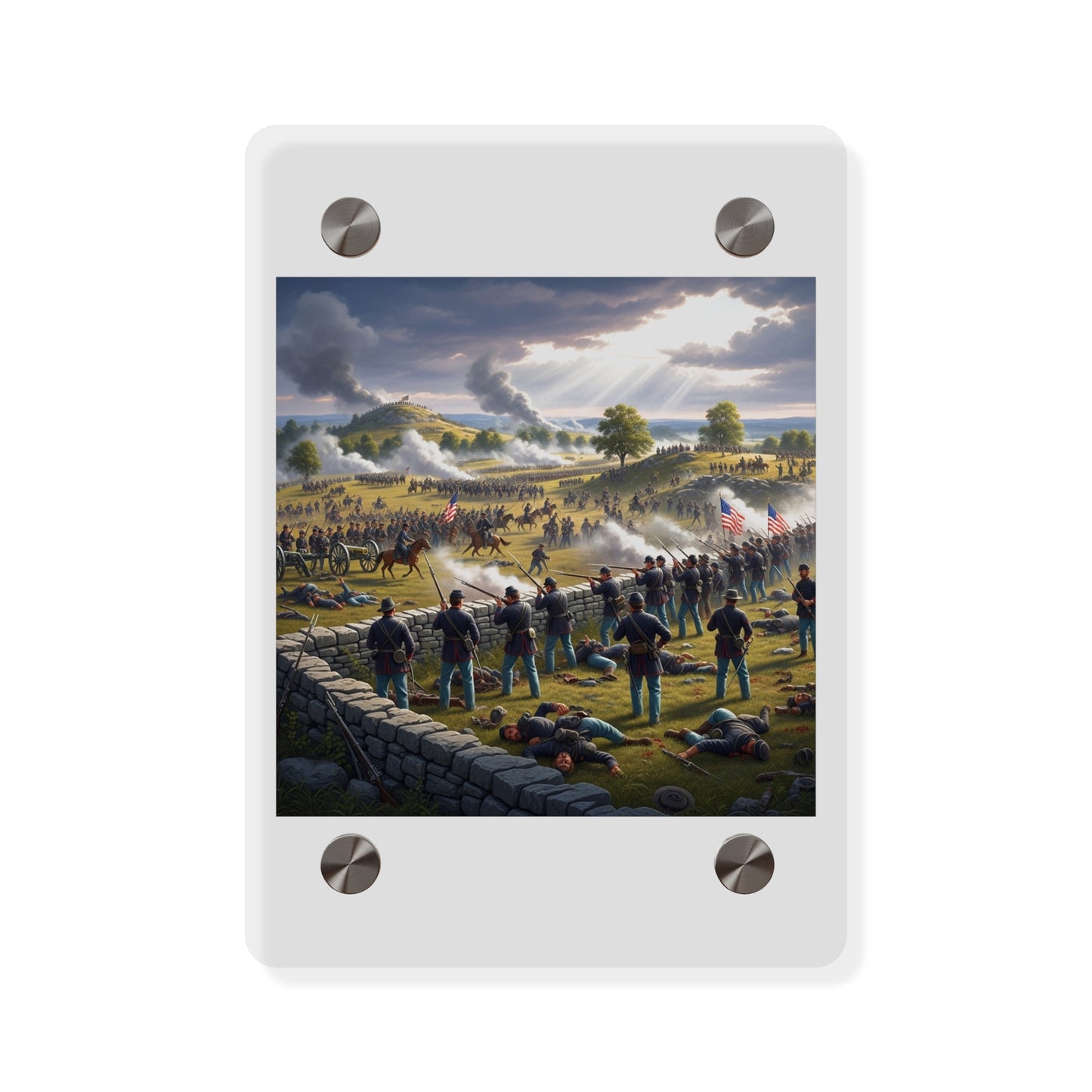 Acrylic Wall Art Panel - Battle of Gettysburg