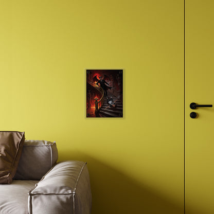 Acrylic Wall Art Panel - devil and maid