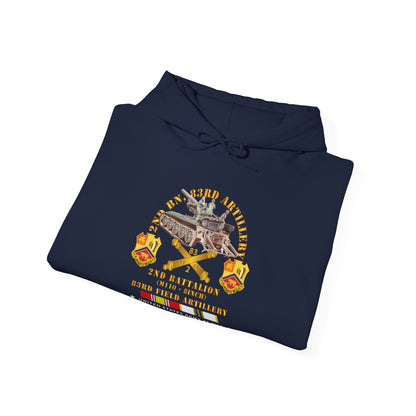 Unisex Heavy Blend™ Hooded Sweatshirt - Army - 2nd Bn 83rd Artillery w M110 - Babenhausen Germany w COLD SVC
