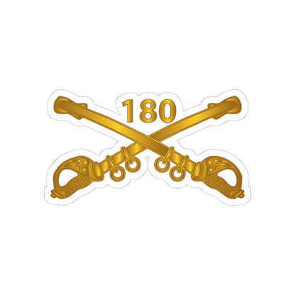 Kiss-Cut Stickers - Army - 180th Cavalry Regiment Branch wo Txt X 300