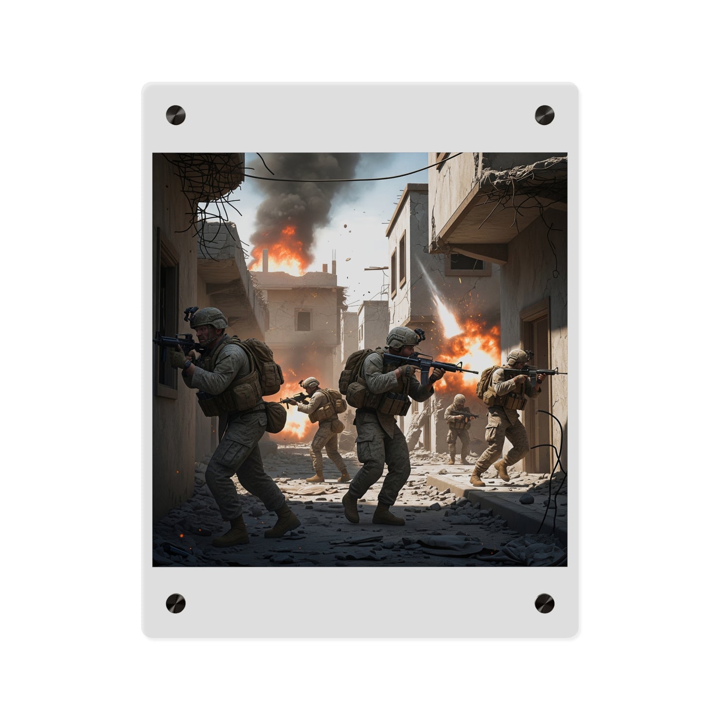 Acrylic Wall Art Panel - 2nd Battle of Fallajuh Iraq War