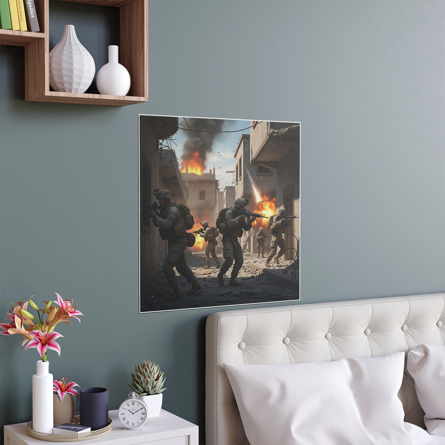 Indoor and Outdoor Silk Posters - 2nd Battle of Fallajuh Iraq War