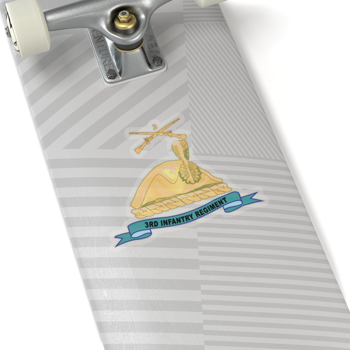 Kiss-Cut Stickers - Army - 3rd Infantry Regiment w Br - Ribbon