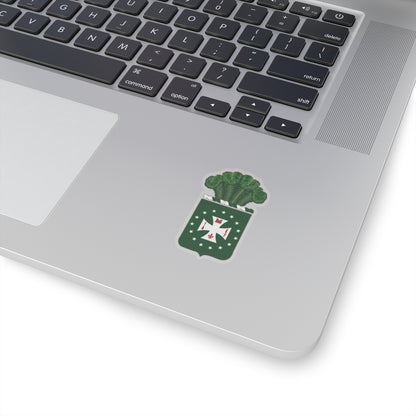 Kiss-Cut Stickers - Army - Regimental Colors - 4th Infantry Regiment  - NOLI ME TANGERE - Flag w Fringe X 300