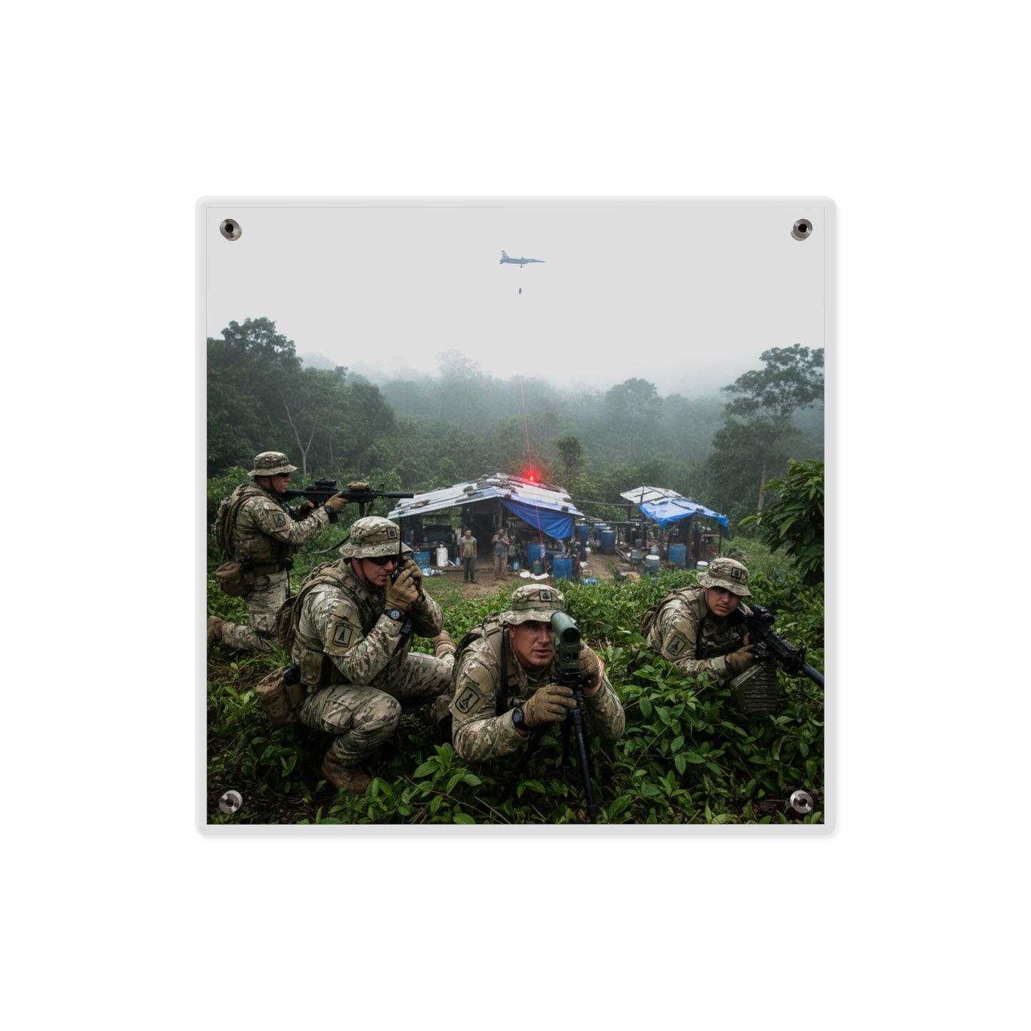 Acrylic Wall Art Panel - Jungle lab